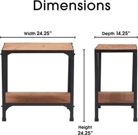 img 2 attached to Serta FUTB10083A Overland Table Natural