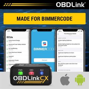 img 3 attached to 🚗 OBDLink CX Bimmercode - Bluetooth 5.1 BLE адаптер OBD2 для BMW / Mini, совместимый с iPhone / iOS и Android, кодирование автомобиля и сканер диагностики OBD II.