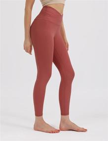 img 2 attached to ODODOS Leggings Pockets Non See Athletic Sports & Fitness for Other Sports