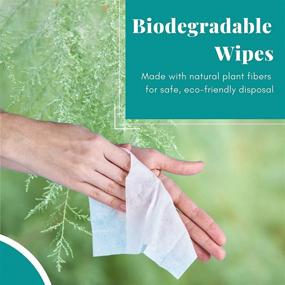 img 1 attached to 🧼 ALTA Eco-Friendly Flushable Wet Wipes - Hypoallergenic Personal Cleansing Wipes for Men and Women, Biodegradable, Septic Safe - 6 Packs with 240 Wipes