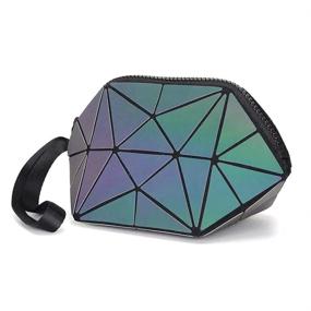 img 4 attached to 🌟 Luminous Foldable Longjet Holographic Geometric: Enhanced Visibility and Style