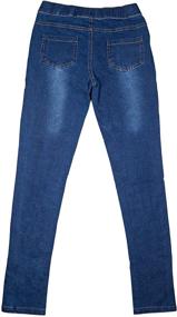 img 3 attached to Stylish and Comfy: NCO Girls 👧 Kid Denim Jeggings - Must-Have for Fashionable Youngsters!