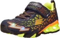 skechers lights sport led sneakers for boys – shoes and athletic footwear logo