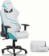 🪑 ultimate comfort and style: karnox genie gaming chair with lumbar support – perfect office chair and ergonomic recliner for teens, green logo