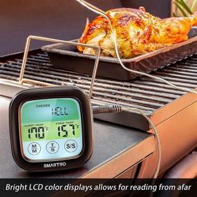 img 3 attached to 🌡️ SMARTRO ST59 Digital Meat Thermometer - Cooking Oven BBQ Grill Kitchen Food - 2 Probes & Timer