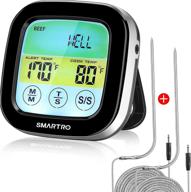 🌡️ smartro st59 digital meat thermometer - cooking oven bbq grill kitchen food - 2 probes & timer logo