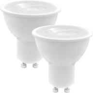 maxxima dimmable gu10 mr16 led bulbs, 7w warm white, 550 lumens, 3000k, pack of 2, energy-saving 50w equivalent logo