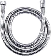 🚿 klabb stainless steel shower hose: 96 inches chrome handheld shower head hose with brass insert & nut – top-quality and long-lasting logo