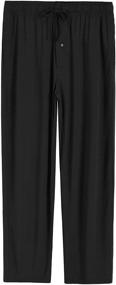 img 3 attached to Latuza Bamboo Viscose Sleeves 👔 Pajamas: Comfortable Men's Sleep & Lounge Attire