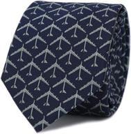 ✈️ the ultimate necktie for aviation enthusiasts: mendepot airplanes necktie logo