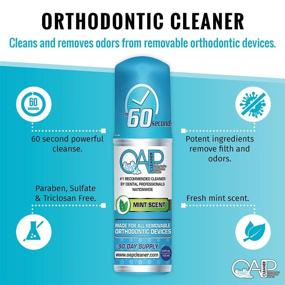 img 3 attached to 🦷 Эффективное средство OAP Cleaner для зубных и ортодонтических аппаратов - пена, длительное снабжение