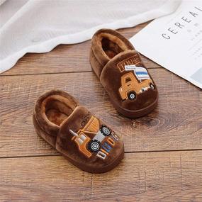 img 2 attached to 🐻 Cozy and Adorable Animal Fluffy Slippers for Toddler Boys and Girls - Perfect Winter Indoor Shoes!