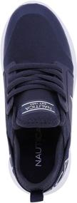 img 1 attached to Comfortable Lace Up Running Sneakers for Boys and Girls - Nautica Kids, Little Kids and Big Kids Sizes