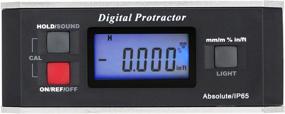 img 1 attached to Portable Protractor Inclinometer Magnetic Backlight