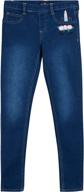 👖 delias girls jeggings: ultimate stretch leggings for girls' clothing logo