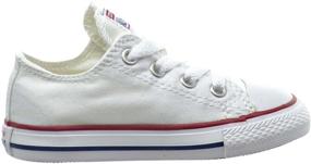 img 4 attached to Converse Chuck Taylor All Star OX Toddler Shoes - Optical White 7J256: Perfect Footwear for Little Ones