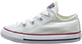 img 1 attached to Converse Chuck Taylor All Star OX Toddler Shoes - Optical White 7J256: Perfect Footwear for Little Ones