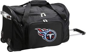 img 4 attached to Tennessee Titans Wheeled Duffle Black