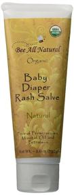 img 2 attached to 🐝 Organic Diaper Rash Salve: Bee All Natural, 2.6 oz Squeeze Tube