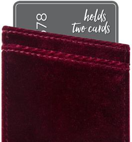 img 1 attached to 📱 Case-Mate CM036032 - Stick On Credit Card Wallet - VELVET POCKETS - Ultra-slim Card Holder - Universal Fit - Compatible with Apple, iPhone, Samsung Galaxy, and More - Garnet