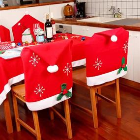 img 1 attached to 🎄 SEO-Optimized MineDecor Christmas Tablecloth Covers Decoration