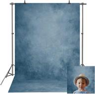 📷 5x7ft gradual blue abstract portrait photography backdrop – ideal for adult & kids headshot studio props (backdrop only) logo