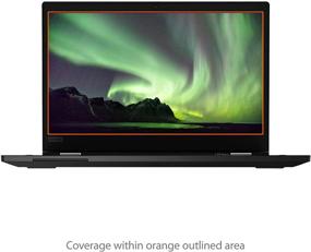 img 2 attached to 🔆 ClearTouch Anti-Glare Screen Protector for Lenovo ThinkPad L13 Yoga 2-in-1 Gen 1 - 13.3 in (2-Pack) by BoxWave - Matte Film Skin, Anti-Fingerprint