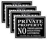 property trespassing loitering soliciting weatherproof logo