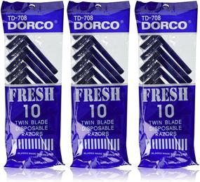 img 2 attached to Pack of 3 - 30 Count Dorco Fresh Twin Blade Disposable Razors