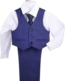 img 2 attached to Lito Angels Formal Wedding Dresswear Boys' Clothing