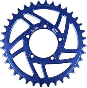 img 4 attached to 🚲 Accolmile 36T Chainring for BBS02 BBS01: High-performance Chain Ring for Mid Drive Kit, Ideal Chainwheel for eBike Motor, Electric Bike Conversion Kits Chain Wheel