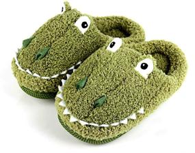 img 4 attached to 👶 Kiyoh Animal Toddler Winter Boys' Slippers Shoes