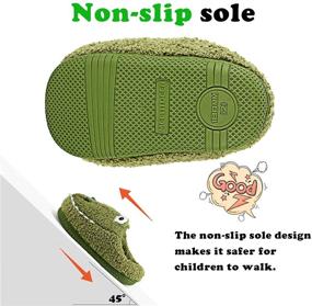 img 1 attached to 👶 Kiyoh Animal Toddler Winter Boys' Slippers Shoes