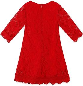 img 3 attached to 🌸 Flower Sleeve Dresses 312Black: Stylish BGIRNUK Girls' Clothing for Dressing up