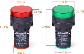 img 1 attached to 📈 Gasher Energy Saving Industrial Electrical and Controls & Indicators: Mounting Indicator for Efficient Energy Management