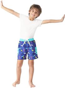 img 2 attached to Nonwe Beachwear Drawsting Printed Pattern Boys' Clothing for Swim