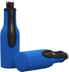 img 3 attached to 🍺 TahoeBay Multicolor Beer Bottle Insulator Sleeves, 4-Pack - Enhance Your Beverage Chilling Experience