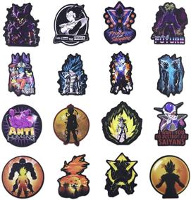 img 2 attached to 🎁 108pcs Cartoon Stickers: Japanese Anime Vinyls for Boys and Girls - Guitar, Skateboard, Luggage, Helmet, Mirror, Laptop - Ideal Gifts