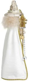 img 2 attached to 🎅 Exquisite Kurt S. Adler HA0493 Nutcracker: Wizard Glitter White and Gold Delight