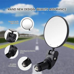 img 1 attached to 🚲 Mempedont Bike Mirror: HD Safety Rearview Mirror for Mountain and Road Bikes