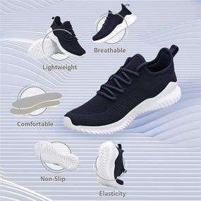 img 1 attached to Rospick Sneakers Lightweight Fashionable Breathable Women's Shoes