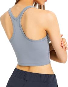 img 1 attached to 🏋️ Nanomi Beauty Women's Sports Bras with Removable Pads for Workout, Running, and Yoga - Tank Tops