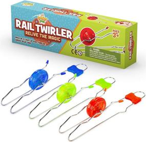 img 4 attached to 🎢 Exciting Magnetic Retro Magic Rail Twirler: A Nostalgic Toy!