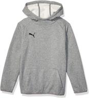 👕 стильная черная куртка puma для мальчиков размером x large - модный худи и свитшот логотип