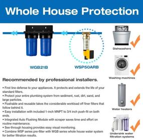 img 1 attached to 🌊 2 Stage Filtration Sediment iSpring WGB21B