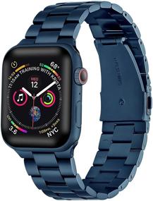 img 3 attached to Совместимый стальной металлический ремешок Libra Gemini для Apple Watch 45 мм 41 мм 42 мм 44 мм 38 мм 40 мм, замена для Apple Watch Series 7/6/5/4/3/2/1.