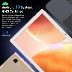 img 1 attached to 📱 Blackview Tab8E Android 10 Tablet, 10.1 inch Octa-Core Tablet with 3GB+32GB Storage, 1920×1200 FHD+ IPS Resolution, Dual 13MP+5MP Cameras, 6580mAh Battery, 5G WiFi Support - Gold