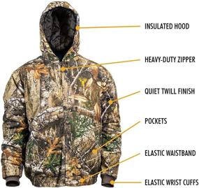 img 2 attached to 🔥 HOT SHOT Youth Hunting Jacket - Perfect Attire for Young Hunters