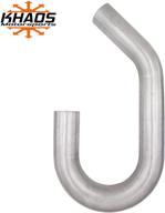 exhaust mandrel aluminized khaos motorsports logo