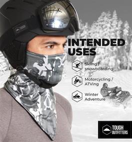 img 2 attached to Tough Headwear Neoprene Ski Mask Outdoor Recreation for Climbing